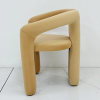 Tabouret de coiffeuse rétro de haute qualité, chaise de maquillage de luxe léger, tabouret de réception minimaliste haut de gamme pour chambre à coucher
