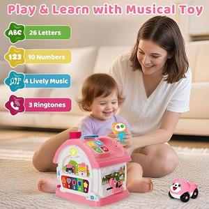 Jouets <span class=keywords><strong>Montessori</strong></span> Maison d'apprentissage musicale Jouet pour bébé Mère Enfants Jouet éducatif Jouet <span class=keywords><strong>bilingue</strong></span> - Product Image 6