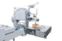 Système d'empilage et de collecte de carton ZX-400 efficace pour le colleur de dossiers | Unité automatique pour les lignes d'emballage à haut volume