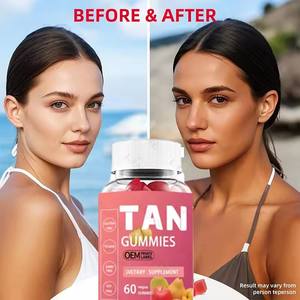 סיטונאי חם למכירה עצמית <span class=keywords><strong>tanning</strong></span> gummies tan activator ו tummy עבור שחור יפה עושה את העור ממתקים שחור מתוק - Product Image 4