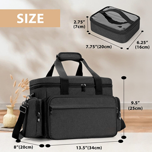 Large Makeup <b>Bag</b> with 2 Removable Pouches and Detachable Dividers Multifunctional Cosmetic <b>Bag</b> to Keep Makeup and Hair Supplies - Product Image 5