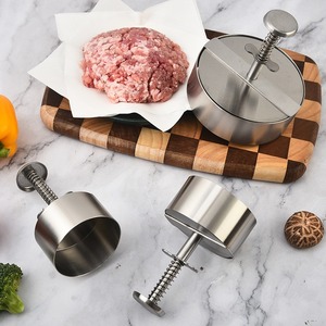 Aço inoxidável <span class=keywords><strong>Burger</strong></span> Press Round Maker Smasher Hamburger Patty Maker Mold - Product Image 2