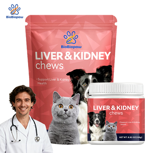 เคี้ยวอาหารเสริมสำหรับสุนัขตับและไตแบบออแกนิค + ช่วยพยุงอวัยวะเพื่อสุขภาพสุนัขผู้ใหญ่เคี้ยวนุ่มๆสำหรับบำรุงทุกวัน - Product Image 1