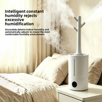 Nouveau Meilleur Vendeur 2026 – Humidificateur Intelligent 4L pour Bureau et Maison, Diffuseur Ultrasonique d'Arômes, Fonctionnement Silencieux 36-45dB avec Minuterie