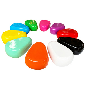 Chaises en Fibre de Verre Colorées de Luxe Y405, Meubles de Jardin Modernes et Durables pour Cour et Villa - Product Image 3