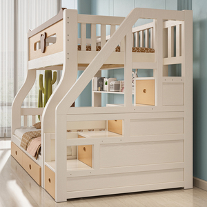 Meubles de rangement avec toboggan <span class=keywords><strong>Lit</strong></span> en bois pour enfants Superposé pour enfants Lits superposés pour adolescents - Product Image 4
