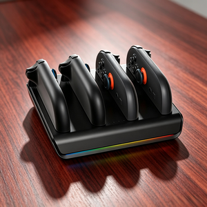 Station de charge à 4 ports pour Nintendo Switch 2, station de charge pour manettes, charge rapide pour <span class=keywords><strong>Joycon</strong></span> - Product Image 1