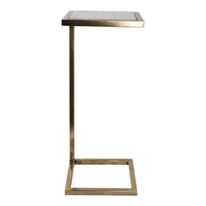 Tavolino Moderno con Base a C, Comodino Decorativo Piccolo per Camera da Letto e Arredamento Casa - Product Image 4