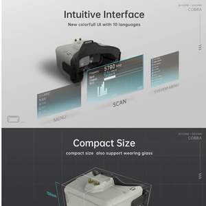 Gafas FPV Skyzone Cobra X V2 Originales, 1280x720, 5.8Ghz, 48CH, Receptor RapidMix, con Rastreador de Cabeza y DVR para RC - Product Image 6