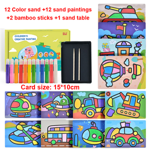 Peinture de sable, <span class=keywords><strong>bouteille</strong></span> de sable coloré pour enfants, garçons et filles, puzzle DIY, jouets à gratter - Product Image 3
