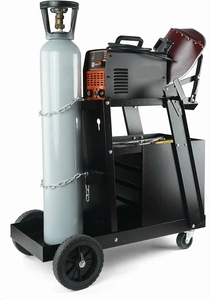 Chariot à outils de réparation de soudage du bois robuste avec poignée chariot à plate-forme chariot coupe plasma Mig Tig stockage à l'arc OEM personnalisable - Product Image 6