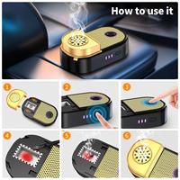 Brûleur d'encens portable intelligent Bakhour