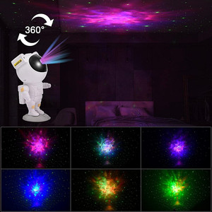 360 Degrés Réglable Astronaute Projecteur <span class=keywords><strong>Veilleuse</strong></span> Enfants Plafonniers USB Chargeur Galaxy Projecteur - Product Image 3