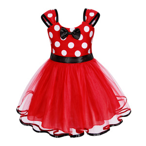 <span class=keywords><strong>Vestito</strong></span> in Tulle a Pois di <span class=keywords><strong>Minnie</strong></span> Mouse per Bambine, Costume per Feste di Compleanno, Halloween e Travestimenti per Neonati e Bambini - Product Image 2