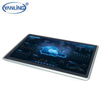 Panel PC Táctil Capacitivo TFT-LCD de 21.5 Pulgadas, I3/I5/I7 8va/10ma Generación, Industrial IP65 HD de Alta Sensibilidad, Todo en Uno