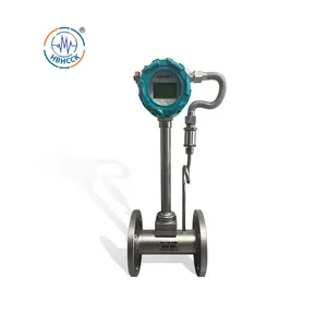 Hcck dầu LPG gas hơi nước Vortex Flow Meter máy phát với LCD hiển thị lưu lượng kế