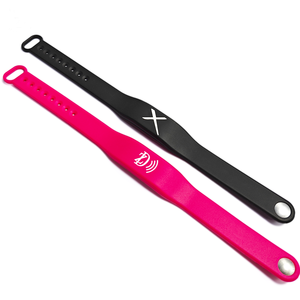 13.56Mhz Có Thể Điều Chỉnh NFC Vòng Đeo Tay Không Thấm Nước Cổ Điển 1K Silicone RFID Dây Đeo Cổ Tay - Product Image 3