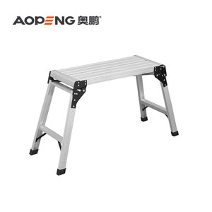 Premium Aluminum Material <strong>Work</strong> <strong>Platform</strong> <strong>Ladder</strong> with Fishing <strong>Platforms</strong> Outdoor AP-801B - Product Image 5