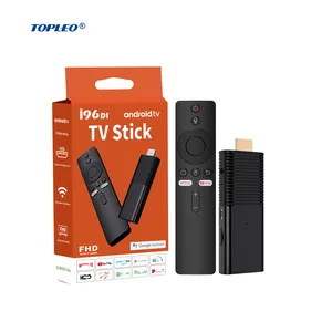 Topleo Certificado Tv Stick 2GB 16GB Android 10 System 4k Certificado Smart Tv Box ATV Android Tv Stick