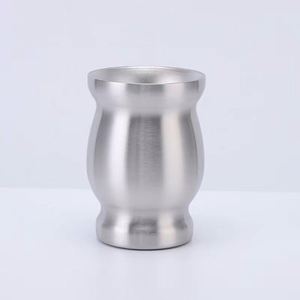 Tasse à Yerba Mate classique sud-américaine 8oz en acier inoxydable, style gourde, version moderne - Product Image 4
