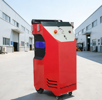 Machine de nettoyage mobile à glace sèche de 3 mm avec pulvérisation uniforme de glace sèche pour atelier de machines lourdes