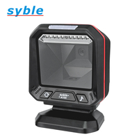 Lecteur de codes-barres omnidirectionnel filaire USB 2D à grand angle de vue AK-9608H pour matériel de point de vente