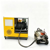 Véhicule amphibie chenillé submersible YG500 à mouvement flexible, robot télécommandé pour dragage de canalisations étroites et de canaux fluviaux complexes