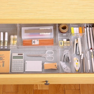 5Pcs Nhựa Bàn Ngăn Kéo Lưu Trữ Cho Mỹ Phẩm Trang Điểm Công Cụ Trên Khuôn Mặt Son Môi Ngăn Kéo Tổ Chức Cho Nhà Bếp Phòng Tắm Tủ Quần Áo Lưu Trữ - Product Image 3