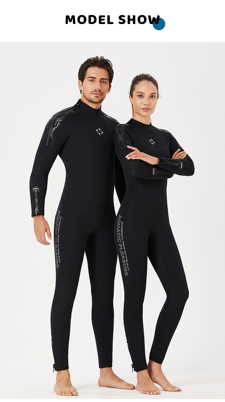 DIVE & SAIL 5mm ネオプレーン ダイビング ウエットスーツ DIVE & SAIL高品質5mmネオプレンウェットスーツメンズフルボディ
