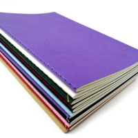 Carnet A5 personnalisé en kraft, reliure cousue, 30 feuilles vierges, couverture en papier, reliure filée, idéal pour la vente en gros et les petites séries.