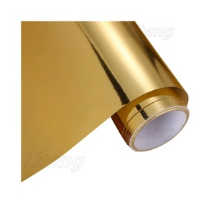 Phổ Biến Nhất Vàng Sáng Lá Không Thấm Nước Tự Dính Nhãn Chất Liệu Duy Nhất Tráng Kim Loại Giấy Cho Cao Cấp In Ấn Nhãn - Product Image 4