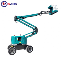 Elevador Telescópico Diesel Autopropelido com Altura de Trabalho de 30m, Capacidade de 230kg, Rotação de 360°, Tração 4x4 para Terreno Acidentado TaiGang