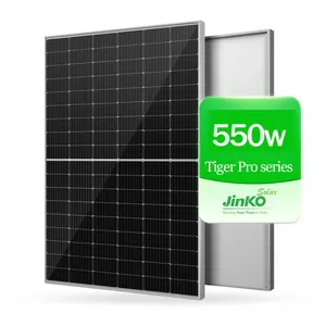 Fabricante SunWave Tiger neo n-tipo precio 545W 550 vatios bifaciales paneles solares fotovoltaicos transparentes jinko
