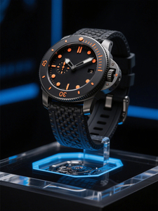 Antik erkek tam otomatik mekanik saat su geçirmez aydınlık 20mm lüks moda taç dijital ekran ile Charm - Product Image 5