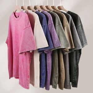 Design Mens Boxy Fit Vintage 100% Cotton <b>T</b> Shirt Printing Custom Tee <b>T</b>-Shirt Personalized Bulk 230g Oversized <b>T</b> Shirts - Product Image 1