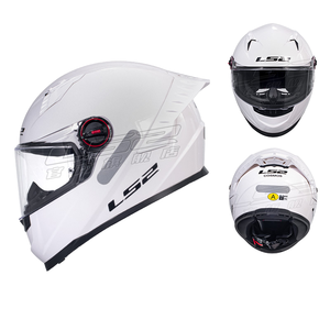 Casco de Motocicleta para Carreras LS2 FF300 para Hombre y Mujer Nuevo Material ABS Abatible con Gran Alerón Trasero para Toda Temporada Cierre Rápido Antivaho - Product Image 3