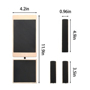 Tabla de Equilibrio de Madera, Estirador de Pies Antideslizante, Corrector de Postura para Yoga, Pilates y Ballet, Color Madera Natural - Product Image 2