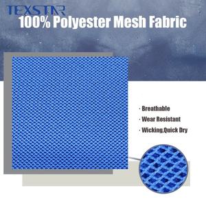 Tissu en maille respirante en polyester tricoté warp 3D, maille <span class=keywords><strong>sandwich</strong></span>, maille aérée pour chaise de bureau, siège de voiture, chaussures, sac d'école, épaule - Product Image 3