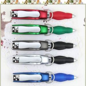 High-Value Creative Multifunctional Retractable Logo Ballpoint <b>Pen</b> Wholesale Metal Stationery Includes Folding Nail Promotional - Product Image 2