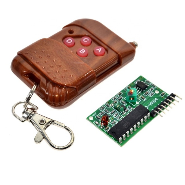 4 Channel CH 315Mhz Key Wireless Remote Control Receiver Module Kit