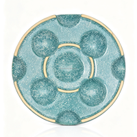 HomyPawz Grand bol en céramique écologique à points bulles, design colonne, pour la stimulation olfactive et l'alimentation lente des chiens et des chats