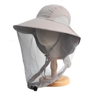 Pêche crème solaire chapeau été hommes femmes UV ombre pêcheur chapeau moustique <span class=keywords><strong>filet</strong></span> gaze masque alpinisme étanche chapeau <span class=keywords><strong>de</strong></span> soleil - Product Image 2