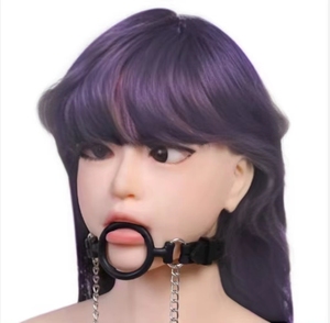 Bonita Bola de boca de mordaza transpirable de silicona con agujeros boca abierta Bondage Gear juguete sexual para amantes del fetiche - Product Image 5