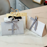 Sacs en papier personnalisés de luxe, vente chaude, ensemble d'emballage de bijoux haut de gamme avec sac et boîte, sacs en papier sur mesure