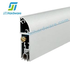 משטח חסין אש רכוב טיפה למטה דלת לטאטא דלת אוטומטית עם מפליז פליז - Product Image 1