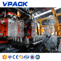 Vpack 2023 Nouvelle version Machine de moulage par soufflage de bouteilles d'eau en plastique PET à 6 cavités/Souffleur de bouteilles à entraînement servo automatique 9000BPH