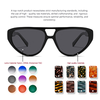 Lunettes de soleil polarisées à monture en acétate de qualité supérieure, confortables pour diverses formes de visage, adaptées aux lunettes de vue
