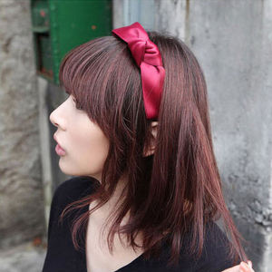 Logotipo personalizado <span class=keywords><strong>Bandeau</strong></span> Cheveux Femm Bowknot diadema OEM/ODM tela diadema Color sólido de ala ancha banda de tela <span class=keywords><strong>para</strong></span> la cabeza <span class=keywords><strong>para</strong></span> las <span class=keywords><strong>niñas</strong></span> - Product Image 3