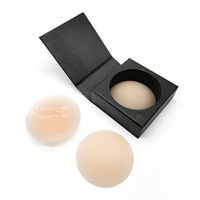 Boîte d'emballage magnétique de haute qualité de 8cm, adhésif invisible pour mamelons, couvre-mamelons sexy en silicone pour femmes