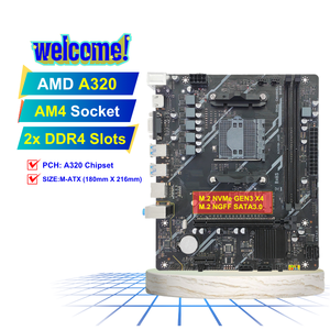 Placa Base PANDL MATX AM4 para PC de Escritorio, Nueva, para Juegos, con NVMe M.2, SATA3.0, DDR4 DIMM, Chipset A320M, 64 RAM - Product Image 1
